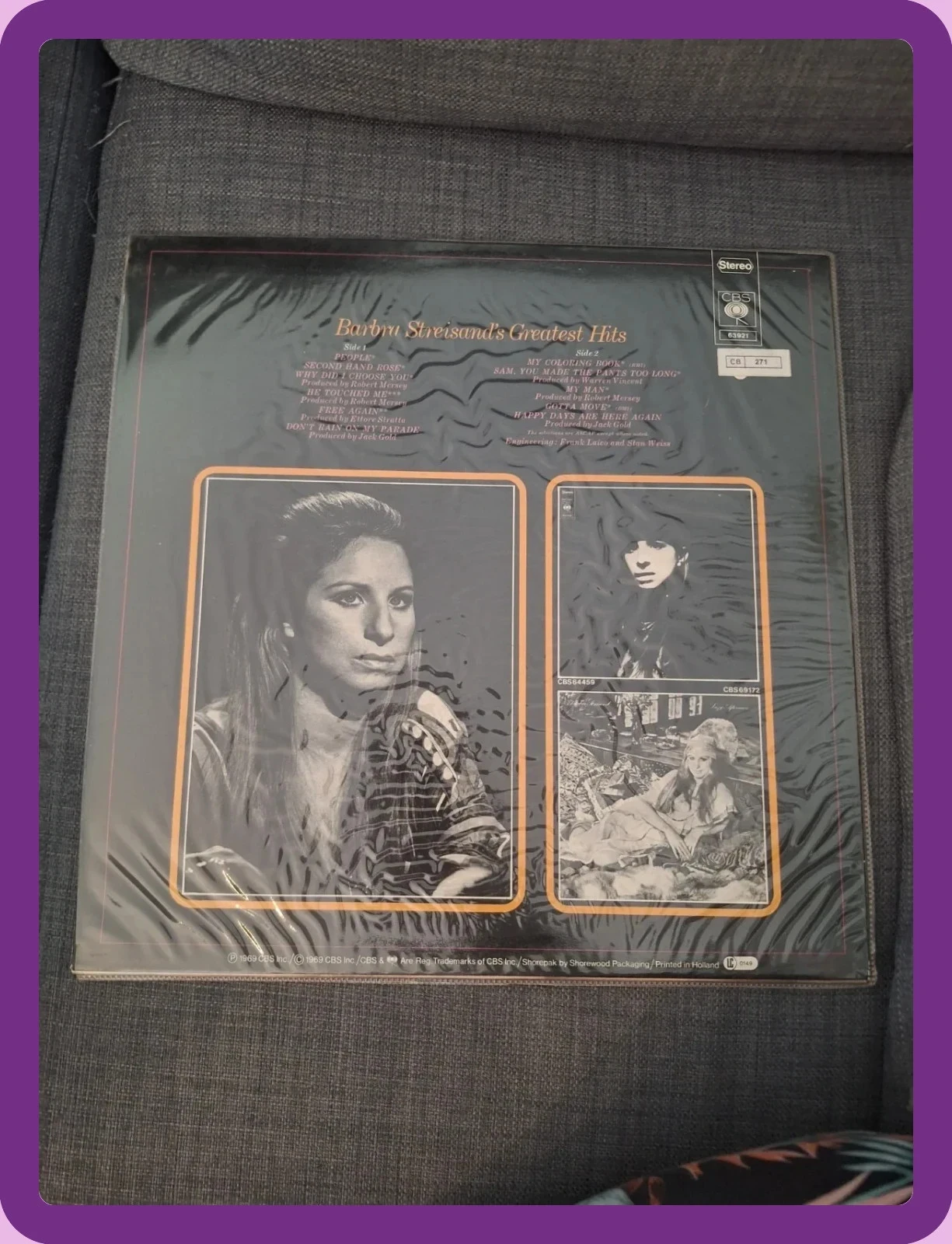 Barbra Streisand Greatest Hits 33T – photo 2